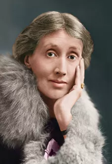 Intellectual Collection: Portrait of Virginia Woolf, 1927 (photo)