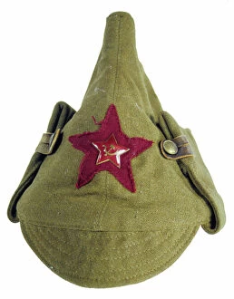 Politics Fine Art Print Collection: Soviet Budenovka Winter Army Cap, 1920s-1930s (object)