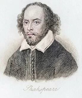 Authors Jigsaw Puzzle Collection: William Shakespeare (engraving)