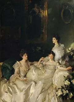 Belgravia Collection: The Wyndham Sisters: Lady Elcho, Mrs. Adeane, and Mrs. Tennant, 1899 (oil on canvas)