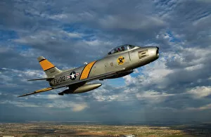 Enjoyment Collection: An F-86 Sabre jet in flight