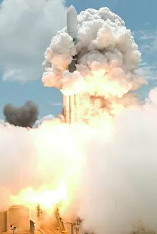 Ascent Collection: Smoke envelops the Delta II rocket
