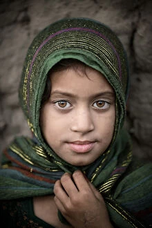 Documentary Fine Art Print Collection: Afghani refugee girl