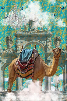 Surrealism artwork Jigsaw Puzzle Collection: Camel Adventures