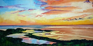 Paintings Canvas Print Collection: Cape Cod Sunset
