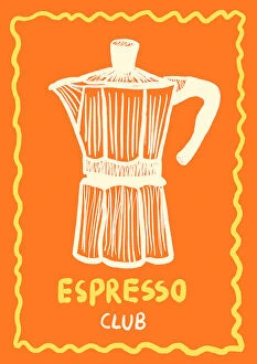 Food and Drinks Fine Art Print Collection: Espresso Orange Up