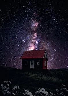 Surrealism art Poster Print Collection: Home Milky Way