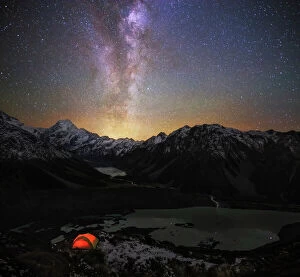 Related Images Photo Mug Collection: Mt Cook - The Sky IS My Companion
