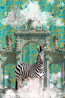 Surrealism artwork Fine Art Print Collection: Zebra Adventures