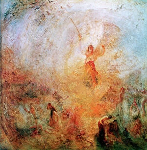 Impressionism Metal Print Collection: The Angel Standing in the Sun, 1846. Artist: JMW Turner