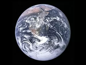 Africa Collection: The Blue Marble - Earth from space, December 7, 1972. Creator: NASA