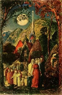 Adam Architecture Canvas Print Collection: Coming from Evening Church, 1830, (1947). Creator: Samuel Palmer