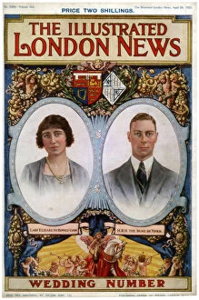 13 Aug 2008 Metal Print Collection: Front cover of The Illustrated London News Wedding Number, 28th April 1923