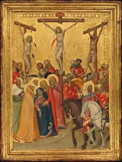 Madonna Collection: The Crucifixion, 1340s. Creator: Pietro Lorenzetti