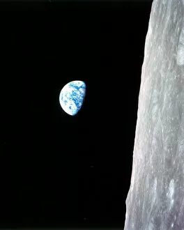 Exploration Collection: Earthrise - Apollo 8, December 24, 1968. Creator: William A Anders