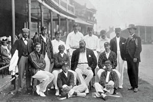 Nottinghamshire Collection: The England Test cricket XI at Nottingham, Nottinghamshire, 1899. Artist: WA Rouch
