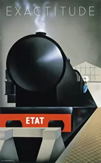 Locomotive Collection: Exactitude, 1929 (after). Creator: Pierre Fix-Masseau