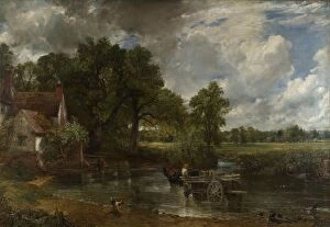 Landscape art Collection: The Hay Wain, 1821. Artist: Constable, John (1776-1837)