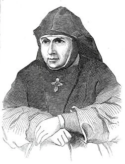 Thanksgiving Metal Print Collection: Irena Macrina Mieczyslaska, Superior of the Covent of St. Basil, 1845. Creator: Unknown