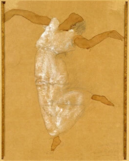 Auguste Rodin Collection: Isadora Duncan, early 20th century. Artist: Auguste Rodin