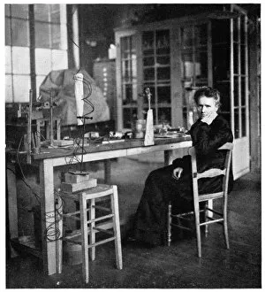 Pensive Collection: Marie Curie, Polish-born French physicist, c1920