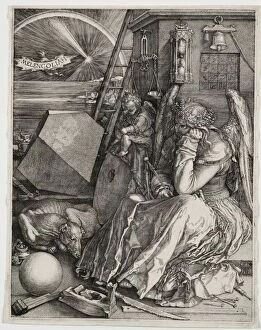 Albrecht Durer Collection: Melencolia I, 1514. Creator: Albrecht Dürer (German, 1471-1528)