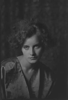 Film Collection: Miss Greta Garbo, portrait photograph, 1925 July 27. Creator: Arnold Genthe