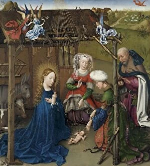 Posture Collection: The Nativity, 1434. Creator: Jacques Daret
