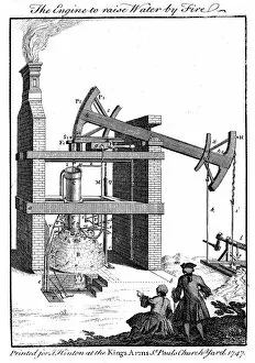 Technology Collection: Newcomen steam engine, 1747