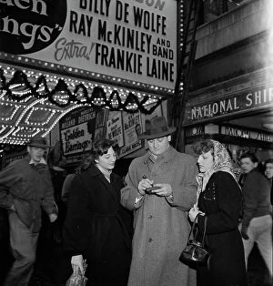 Gottlieb William Paul Collection: Portrait of Frankie Laine, Paramount Theater, New York, N.Y. 1946. Creator: William Paul Gottlieb