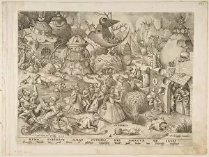 Hieronymus Cock Collection: Pride (Superbia) from The Seven Deadly Sins, 1558. Creator: Pieter van der Heyden