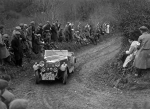 Off Road Collection: Riley Lynx of AR Rye competing in the MCC Lands End Trial, 1935. Artist: Bill Brunell