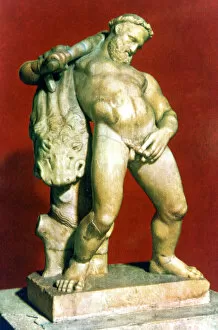 Nude Canvas Print Collection: Roman statue of a drunken Hercules
