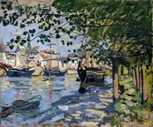 Sailing Collection: Seine at Rouen, 1872. Artist: Claude Monet