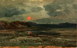Edward Dayes Collection: Sunrise over Fishing Waters--Maine, ca. 1880. Creator: William E. Norton