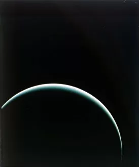 Related Images Fine Art Print Collection: Uranus from Voyager 2, 25 January 1986. Creator: NASA