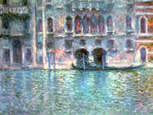 Palaces Pillow Collection: Venice, Palazzo Da Mula, 1908. Artist: Claude Monet