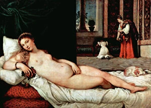 Palace Collection: Venus of Urbino, 1538. Artist: Titian