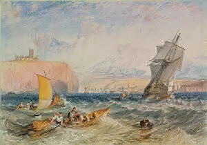 Wave Collection: Whitby, 1824. Artist: JMW Turner