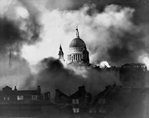 Wwii Collection: St. Pauls Survives