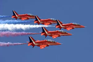 Rafat Collection: The Red Arrows over RAF Akrotiri