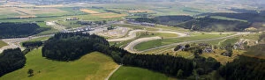 Aerial Views Fine Art Print Collection: Ariel View, Red Bull Ring, Spielberg, Austria, Hungary, 24 July 2013