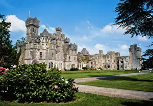 Castles Canvas Print Collection: Ashford Castle, County Mayo, Ireland; Exterior Of A 13Th Century Castle