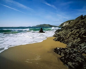 Bodies Of Water Collection: Coumeenole Beach, Slea Head, Dingle Peninsula, Blasket Islands, County Kerry, Ireland