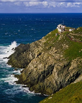 Wave Collection: Mizen Head, Co Cork, Ireland; Signal Station And Visitor Center On The Atlantic