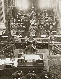 Government Collection: The Opening Of Dail Eireann, Or Chamber Of Deputies, Of The Irish Free State Parliament, Dublin