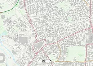 Newham Collection: Newham E15 1 Map
