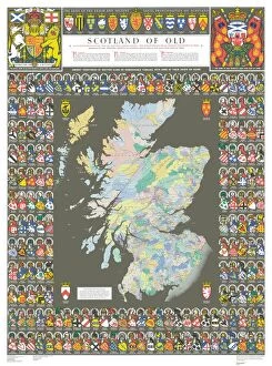Maps and Charts Photo Mug Collection: The Historic Map of Scotland 'Scotland of Old'