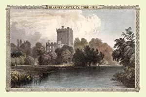 19th & 18th Century Irish Views PORTFOLIO Canvas Print Collection: View of Blarney Castle, Ireland 1831
