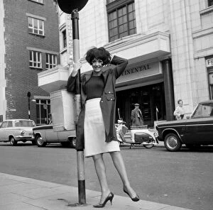 George Cole Collection: Amanda Barrie, Actress, pictured ahead of her performance in the comedy '
